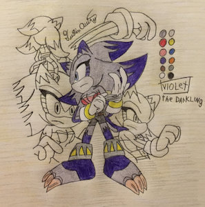 Violet the Darkling ref (2016) by HyperShadow92