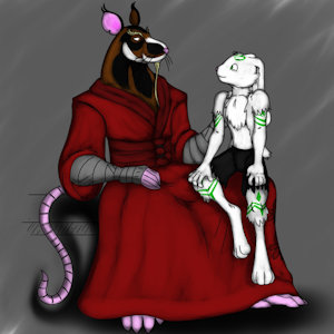 Ven meets master Splinter by Pookanfam