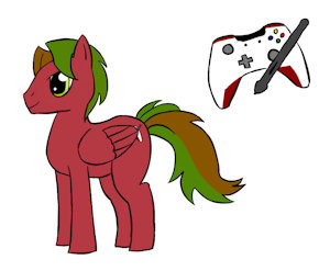 My OC in pony by GtHunter