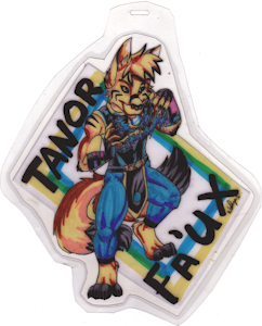 Tanor Fa'ux's 2016 Conbadge by TanorFaux