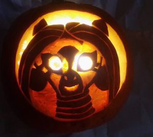 Spoopy Scary Zebroid by SmudgeProof