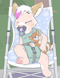 [Commisson] Stroller Nap by LilAllan