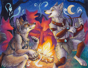 Drum Circle by SilentRavyn