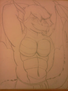 Unfinished sketch of my ref by XanC