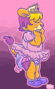 Poopy Pull-Up Princess by Friar