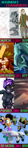 New Commission Sheet by Maximum124