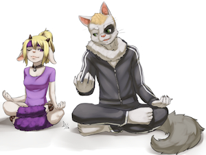 Calm Minds Love Purple by Aogami