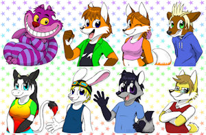 Charity stickers 01 by DrJavi