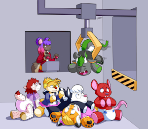 Plush Factory by ParadoxDragon