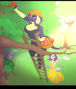 Farming for apples by RyoOhkiRosefox