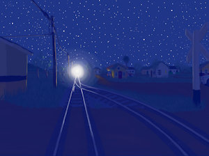 Here Comes a Train by moyomongoose