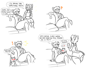 Evil Has Paws by Kecomaster by Milkie