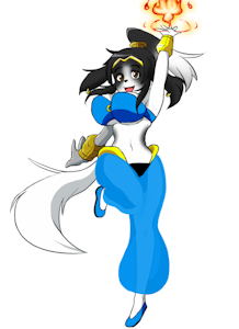 Aubree Dog-genie by Chocokittehtear