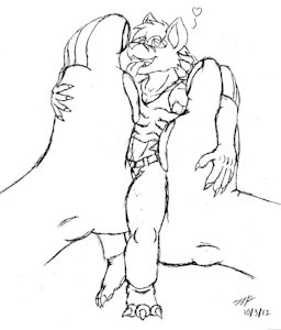 [C] Zarus195) Lovely Feet  (sketch) by OmniSpirit