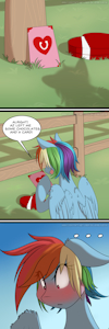 hearts and hooves day surprise by SilverMoriko