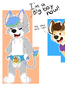 a little big boy by BaltNWolf