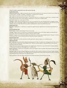 Yinglets Race Sheet for Pathfinder (or D&D 3.5) by SenGrisane