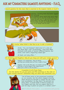 Ask my characters (almost) anything - F.A.Q by Micke