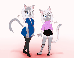 Emyko and Meiko OFFICIAL REFS by BlueChika