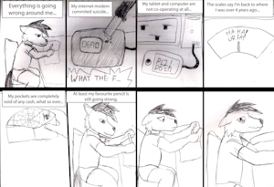 I can draw on paper! by LykaanDorianWylder