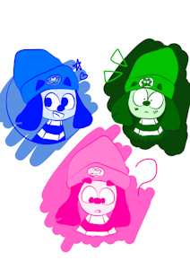 PaRappa doodles by FARLA