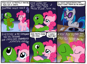 MLP Comix 21: Their first kiss by KinkyTurtle