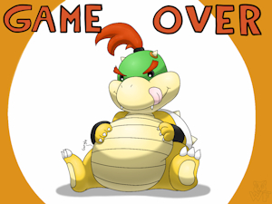 Bowser Jr Triumphs by WaffleFox