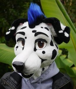 my fursuit head by njhcerebus