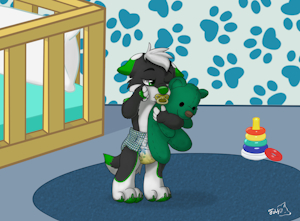 Sleepy dog by AlexFolf