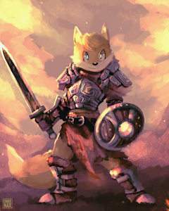Randy in Skyrim by RandyTheFox
