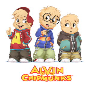 Cold Weather Chipmunks by Lando