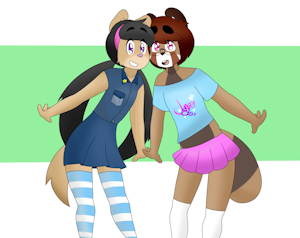 Abby and Martha - Clothed by mcfly0crash