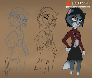 Process Sheet (Feline Character) by bullpoopsniperrifle