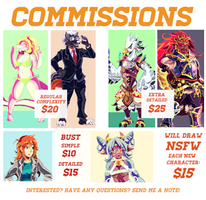 COMMISSION INFO! by ArtsyRobo