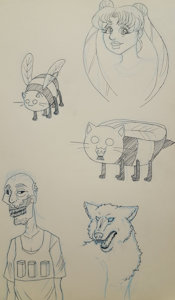 tactical zombie man fights war with cat bees by vomitb0yy