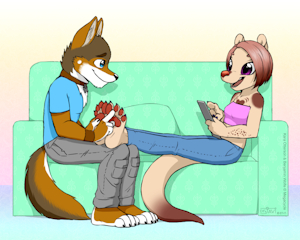 Benjamin and Kara by DrJavi