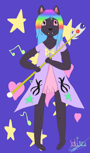 Solina in magical girls clothes~ by LittleLina