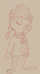 Winnie Werewolf is curious by comjuke