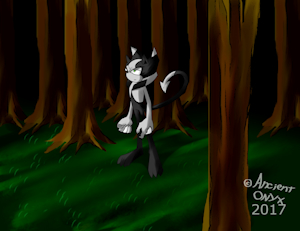Ragnarok in the dark forest by ancientonyx