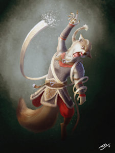 Fenrir's Escape by JaxCottontail