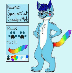 My fursona by TiringCat365