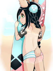 Beach Pose #2 by hanage1