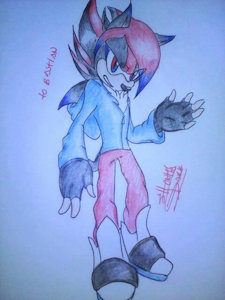 Shadark The Hedgehog (Creado Por Shon Vasquez) by YTBastian666