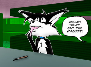 Kenny arrives at Inkbunny! by FerretWilliams