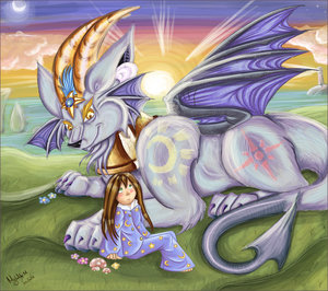 Moony and Avalon by TheOutKast