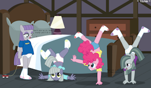 Playtime with the Pie sisters by tolpain