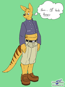 Pengo, hanging around by pengothylacine