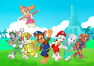 Paw Patrol Fanart by pandapaco