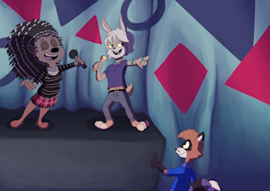 A Porcupine and Bunny Concert by randolfsparks