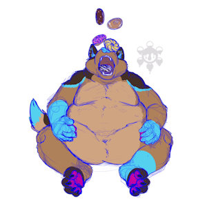[Gift] Doughnut doodle by Ceowolf